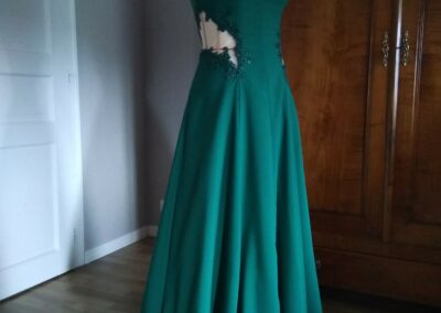 robe de mariée vert