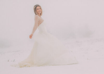 robe de mariée hiver